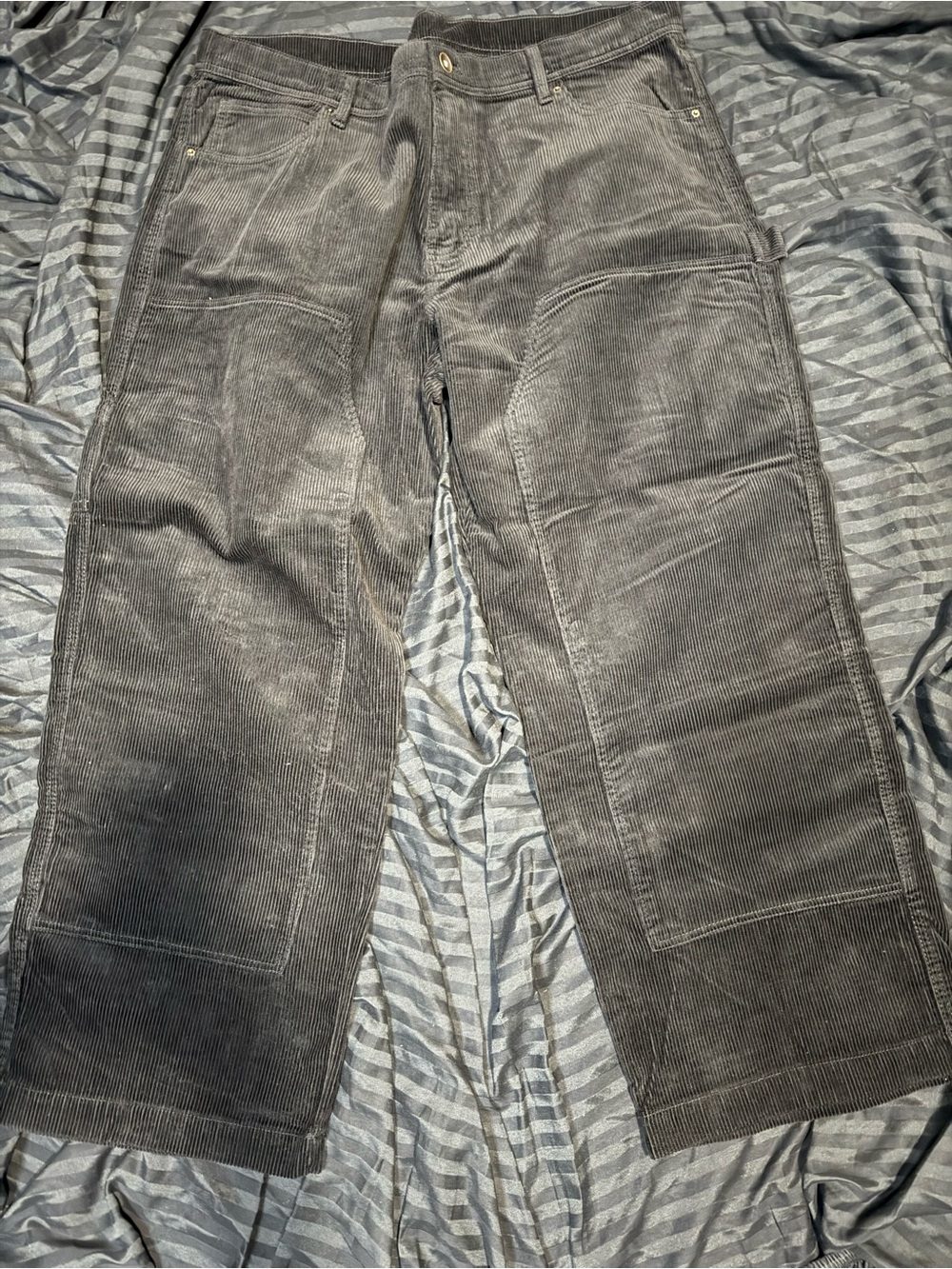 No Boundaries Black Corduroy Carpenter Pants